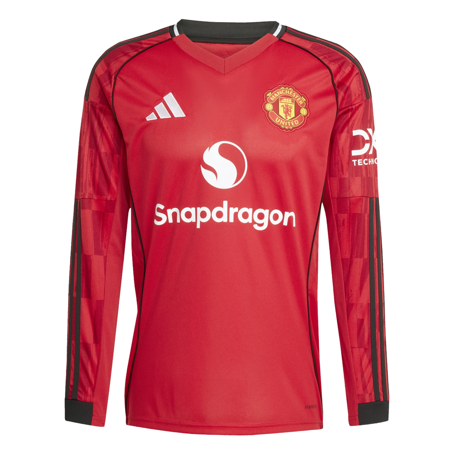 Adidas Manchester United Long Sleeve Home Jersey 25/26