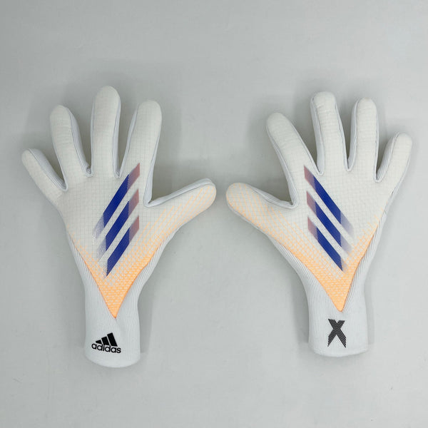 Adidas X league strapless goalkeeper gloves white