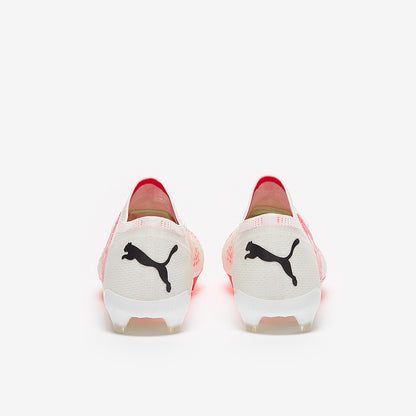 Puma Future Ultimate Low FG/AG - White/Fire Orchid