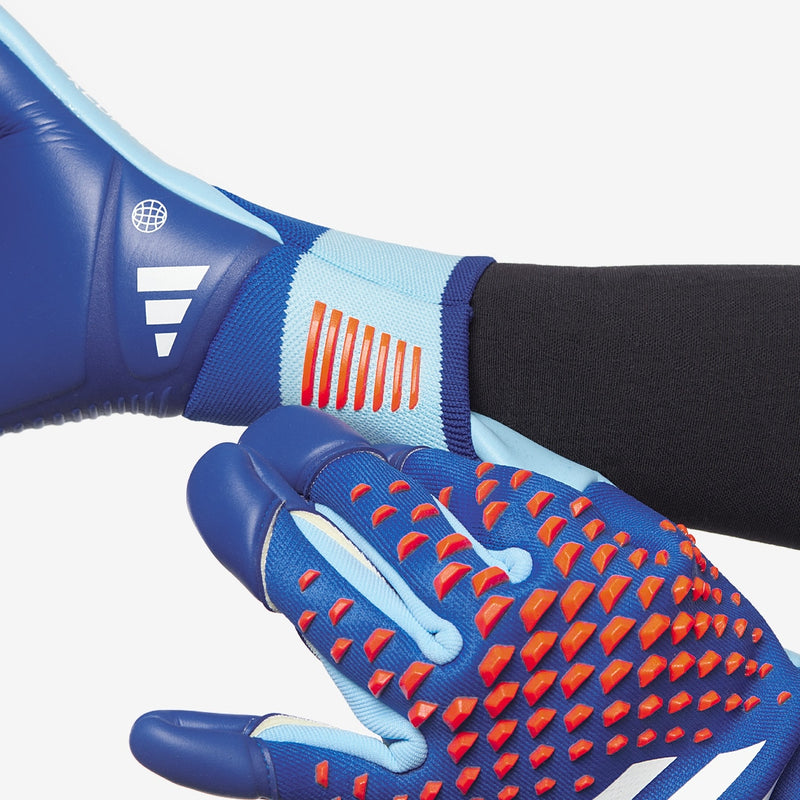 Predator Pro Hybrid GK Gloves - Blue Royal/Bliss Blue/White