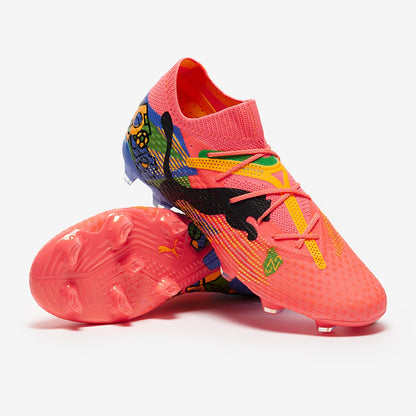 Future 7 Ultimate Copa x Neymar FG/AG Sunset Glow/Puma Black/Sun Stream/Puma Green/Bluemazing