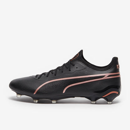 Puma King Ultimate FG/AG - Black/Copper Rose