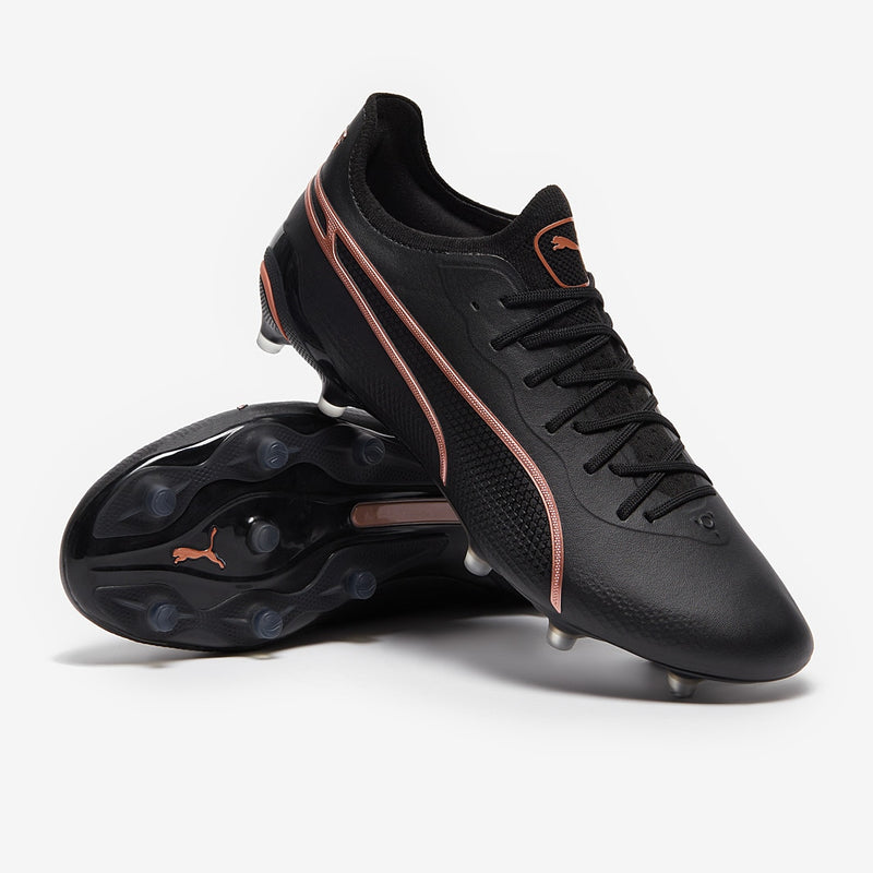 Puma King Ultimate FG/AG - Black/Copper Rose