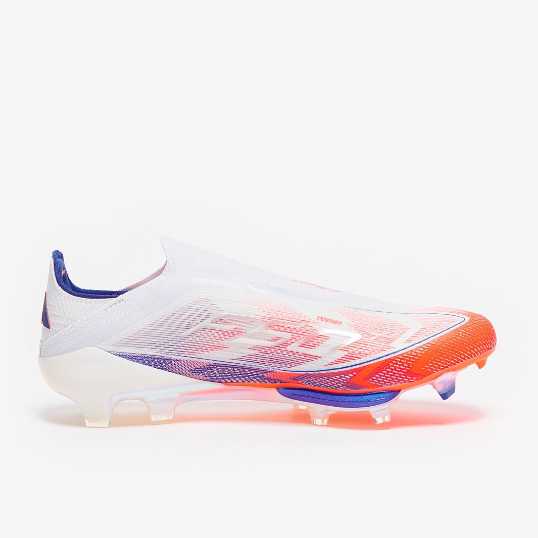 adidas F50+ FG - White/Solar Red/Lucid Blue