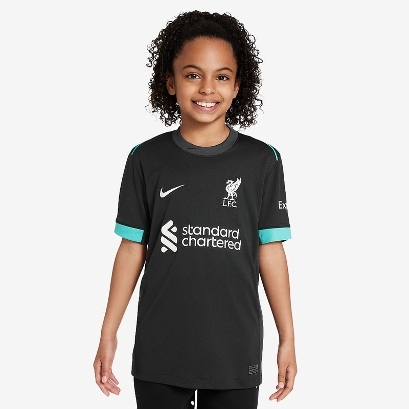 Liverpool 24/25 Kids Dri-FIT Away Shirt - Night Forest/Anthracite/Washed Teal/Sail