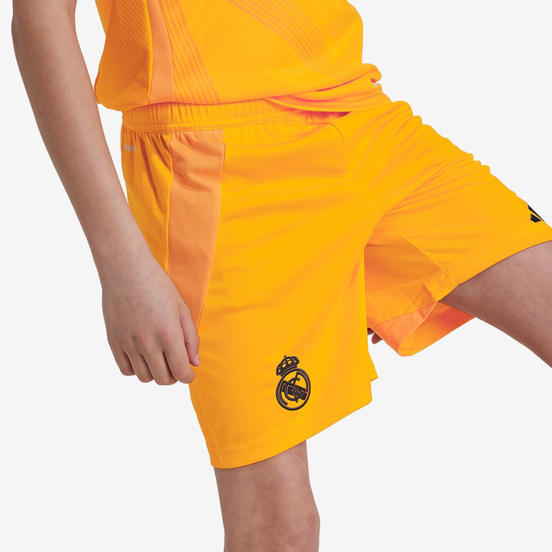 Real Madrid 24/25 Kids Away Kit - Crew Orange