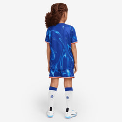 Chelsea 24/25 Kids Dri-FIT Home Kit - Rush Blue/Team Orange/White