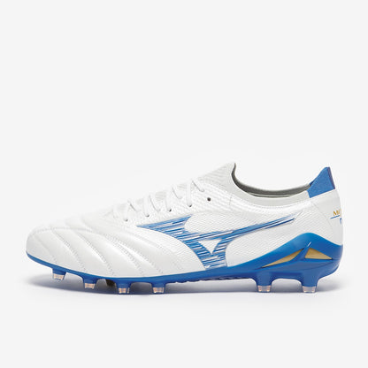 Mizuno Morelia Neo IV - FG White/Laser Blue/Laser Blue