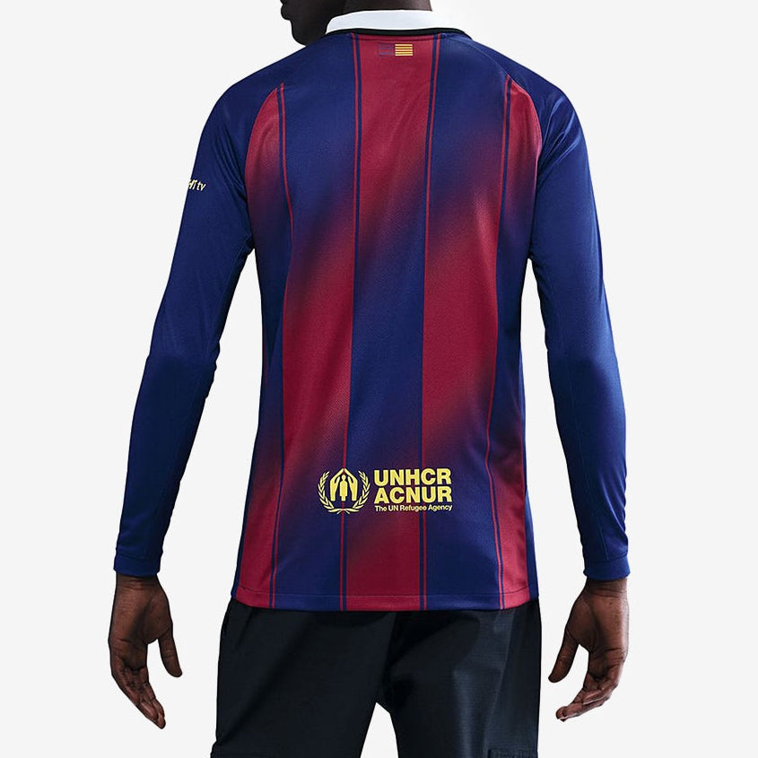 Nike Men's Barcelona 25/26 Long Sleeve Home Jersey