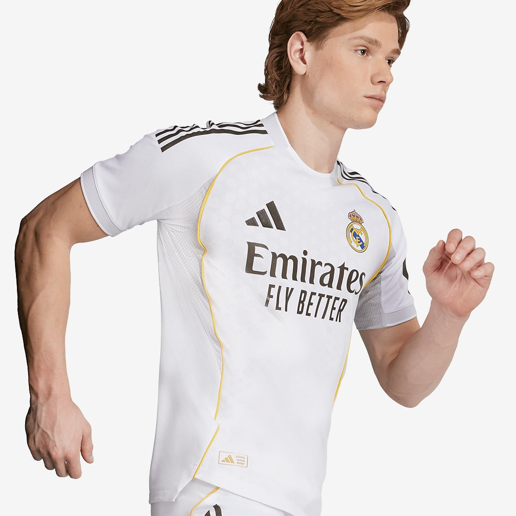 Adidas Real Madrid 25/26 Authentic Home Shirt