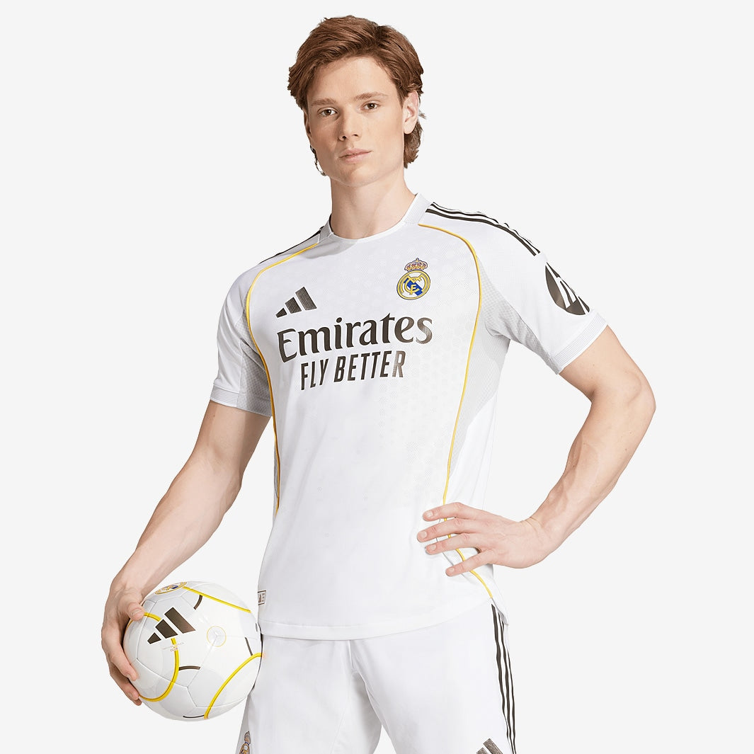 Adidas Real Madrid 25/26 Authentic Home Shirt