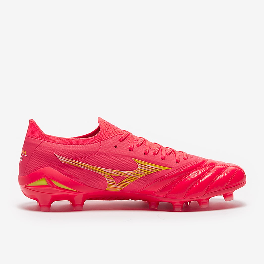 Mizuno Morelia Neo IV FG - Fiery Coral/Bolt