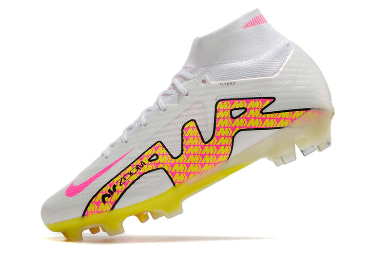 Air Zoom Mercurial Superfly 15 Elite FG White/Yellow/Pink