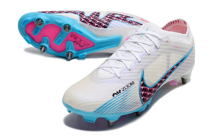 Air Zoom Mercurial Vapor 15 Elite SG White/Blue/Pink Metal Studs