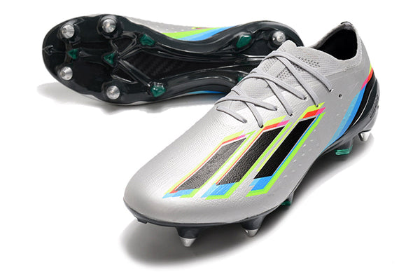 PREDATOR EDGE.1 SOFT GROUND BOOTS METALLIC SILVER