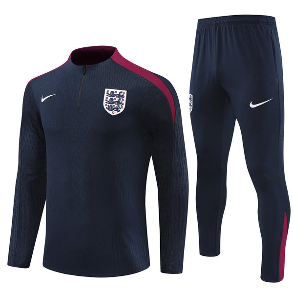 England Black Training Tracksuit