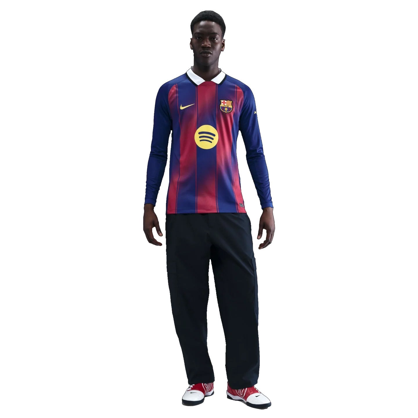 Nike Men's Barcelona 25/26 Long Sleeve Home Jersey