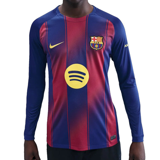 Nike Men's Barcelona 25/26 Long Sleeve Home Jersey
