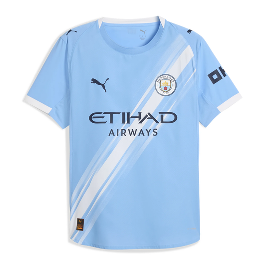 Puma Manchester City Authentic Home Jersey 25/26 (Team Light Blue/White)