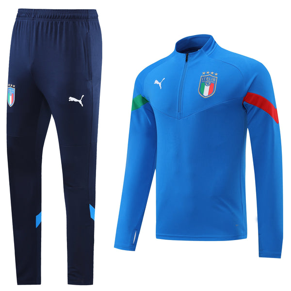 Italy Training Tracksuit - Blue